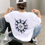 バックプリントグラフィックオーバーサイズTシャツ | SHEENA | 詳細画像7