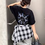 バックプリントグラフィックオーバーサイズTシャツ | SHEENA | 詳細画像9