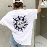 ホワイト | バックプリントグラフィックオーバーサイズTシャツ | SHEENA