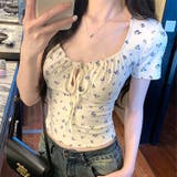 小花柄テレコリボントップス | SHEENA  | 詳細画像10 