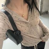 ドットプリントヘンリーネックロンT/長袖Tシャツ | SHEENA | 詳細画像14