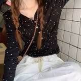 ドットプリントヘンリーネックロンT/長袖Tシャツ | SHEENA | 詳細画像24