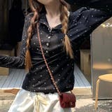 ドットプリントヘンリーネックロンT/長袖Tシャツ | SHEENA | 詳細画像27