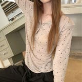 ドットプリントヘンリーネックロンT/長袖Tシャツ | SHEENA | 詳細画像8