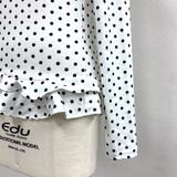 裾フリルドットプリントロンT/長袖Tシャツ | SHEENA | 詳細画像16