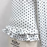 裾フリルドットプリントロンT/長袖Tシャツ | SHEENA | 詳細画像17