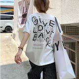 レタリングバックプリントオーバーサイズTシャツ | SHEENA | 詳細画像6