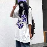 レオパードハートロゴプリントオーバーサイズTシャツ | SHEENA  | 詳細画像16 