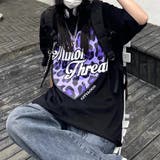 レオパードハートロゴプリントオーバーサイズTシャツ | SHEENA  | 詳細画像4 