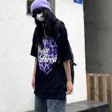 レオパードハートロゴプリントオーバーサイズTシャツ | SHEENA  | 詳細画像7 