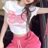 バタフライロゴプリントショート丈Tシャツ | SHEENA | 詳細画像23
