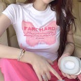バタフライロゴプリントショート丈Tシャツ | SHEENA | 詳細画像26