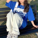 BLACK WORKロゴプリントオーバーサイズTシャツ | SHEENA | 詳細画像10