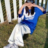 BLACK WORKロゴプリントオーバーサイズTシャツ | SHEENA | 詳細画像11