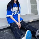 BLACK WORKロゴプリントオーバーサイズTシャツ | SHEENA | 詳細画像13