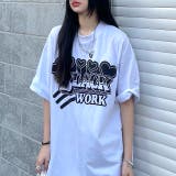 BLACK WORKロゴプリントオーバーサイズTシャツ | SHEENA | 詳細画像14