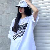 BLACK WORKロゴプリントオーバーサイズTシャツ | SHEENA | 詳細画像15