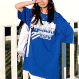 BLACK WORKロゴプリントオーバーサイズTシャツ | SHEENA | 詳細画像6