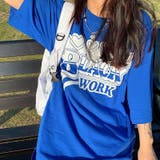 BLACK WORKロゴプリントオーバーサイズTシャツ | SHEENA | 詳細画像8