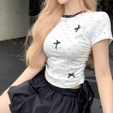サイドドロストドットリボンTシャツ | SHEENA | 詳細画像11