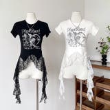 レースフリルイレヘムプリントTシャツ | SHEENA | 詳細画像27