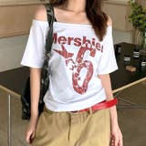 オフショルナンバリングロゴTシャツ | SHEENA | 詳細画像14