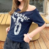 オフショルナンバリングロゴTシャツ | SHEENA | 詳細画像6