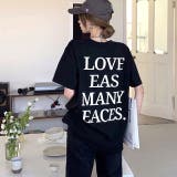 バックメッセージロゴオーバーサイズＴシャツ | SHEENA  | 詳細画像11 