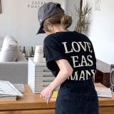 バックメッセージロゴオーバーサイズＴシャツ | SHEENA  | 詳細画像14 