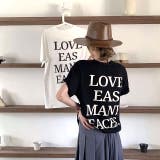 バックメッセージロゴオーバーサイズＴシャツ | SHEENA  | 詳細画像17 