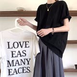 バックメッセージロゴオーバーサイズＴシャツ | SHEENA  | 詳細画像18 