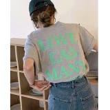 バックメッセージロゴオーバーサイズＴシャツ | SHEENA  | 詳細画像21 