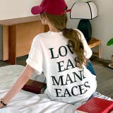 バックメッセージロゴオーバーサイズＴシャツ | SHEENA  | 詳細画像7 