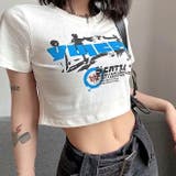 グラフィックロゴプリントコンパクトTシャツ | SHEENA  | 詳細画像4 
