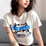 グラフィックロゴプリントコンパクトTシャツ | SHEENA  | 詳細画像6 