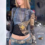 パッチワークデザインシアートップス | SHEENA  | 詳細画像1 