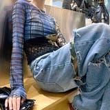 パッチワークデザインシアートップス | SHEENA  | 詳細画像10 