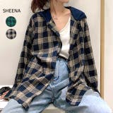 【秋冬新作】フード付きチェックシャツ | SHEENA | 詳細画像1