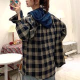 【秋冬新作】フード付きチェックシャツ | SHEENA | 詳細画像10