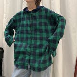 【秋冬新作】フード付きチェックシャツ | SHEENA | 詳細画像12