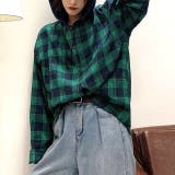 【秋冬新作】フード付きチェックシャツ | SHEENA | 詳細画像14