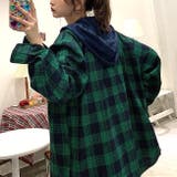 【秋冬新作】フード付きチェックシャツ | SHEENA | 詳細画像17