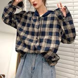 【秋冬新作】フード付きチェックシャツ | SHEENA | 詳細画像8