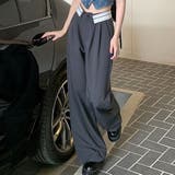 ウエスト折り返しデザインタックワイドパンツ 秋 冬 | SHEENA | 詳細画像18