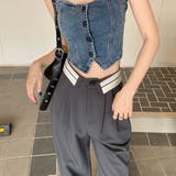 ウエスト折り返しデザインタックワイドパンツ 秋 冬 | SHEENA | 詳細画像19