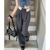 ウエスト折り返しデザインタックワイドパンツ 秋 冬 | SHEENA | 詳細画像21