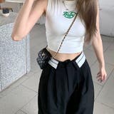 ウエスト折り返しデザインタックワイドパンツ 秋 冬 | SHEENA | 詳細画像6