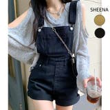 ダメージショートサロペット 春 夏 | SHEENA  | 詳細画像1 