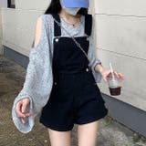 ダメージショートサロペット 春 夏 | SHEENA  | 詳細画像2 