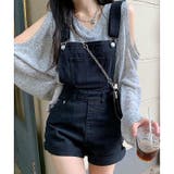 ダメージショートサロペット 春 夏 | SHEENA  | 詳細画像5 